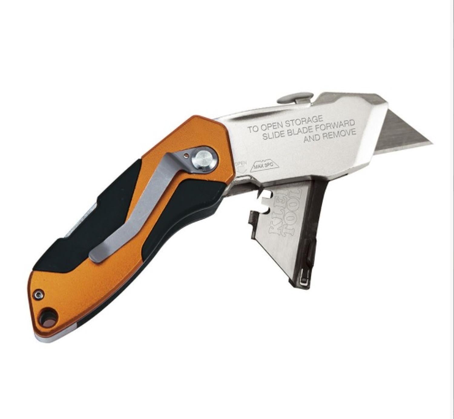 Klein Tools 44130 Navaja retráctil plegable con auto-carga