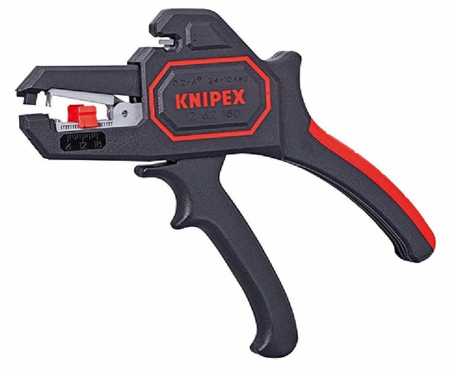 KNIPEX 12 62 180 SB Pinzas pelacables automatico de plastico