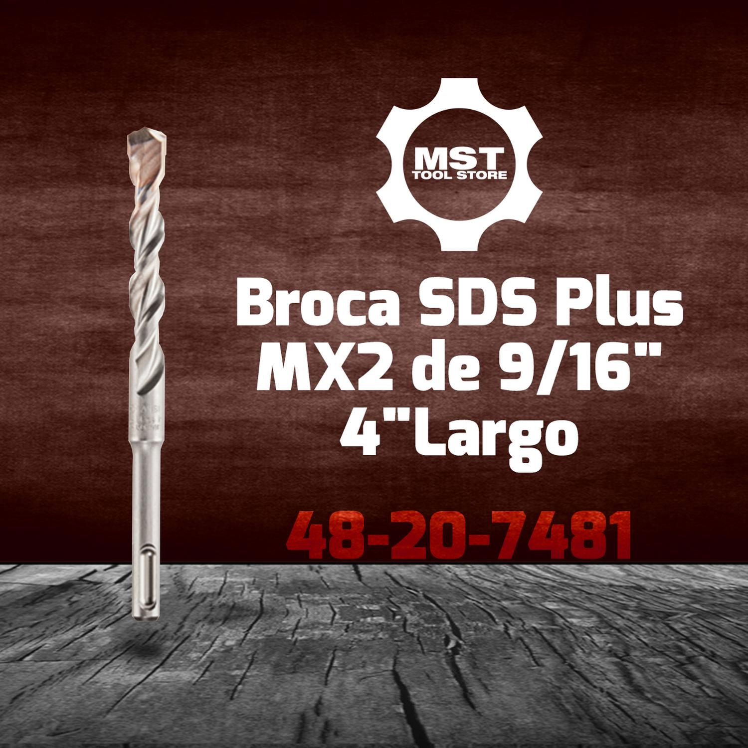 MILWAUKEE 48-20-7481 Broca SDS Plus MX2 de 9/16" 4"Largo