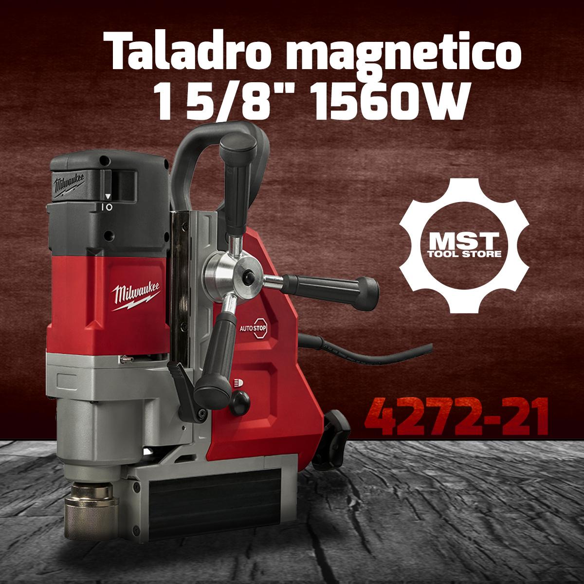 MILWAUKEE 4272-21 Taladro magnetico 1 5/8" 1560W